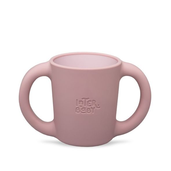INTERBABY JÍDELNÍ SET SILIKONOVÝ - RŮŽOVÝ - MISKY, TALÍŘKY A PODLOŽKY - KRMENÍ