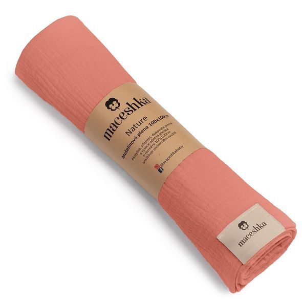 MACESHKA MUŠELÍNOVÁ PLENA NATURE - ZAVINOVACÍ PLENY / OSUŠKY VELKÉ - PŘEBALOVÁNÍ