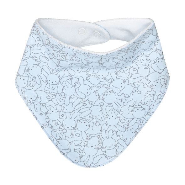 ESITO BAVLNĚNÝ SLINTÁČEK PRO MIMINKO ZÁJA SOFT BLUE - BRYNDÁKY - KRMENÍ
