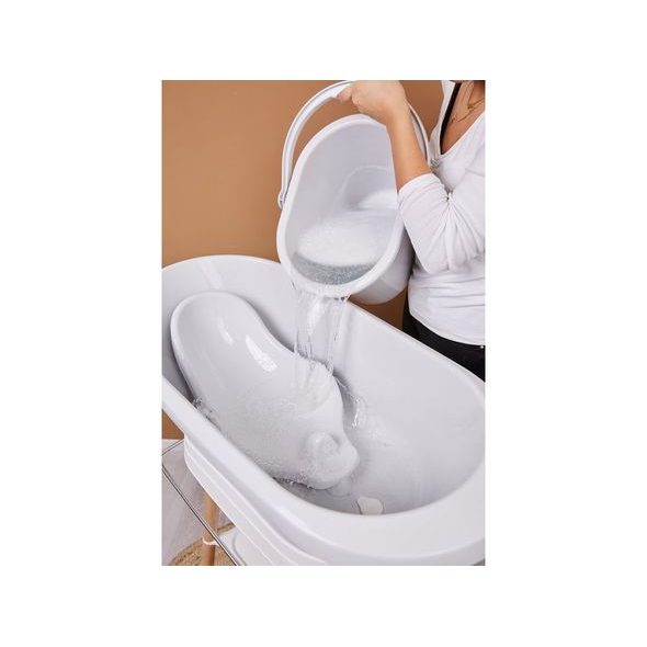 BEBE-JOU SADA VANIČKY SENSE LIGHT GREY A STOJANU SENSE WHITE - VANIČKY PLASTOVÉ - KOUPÁNÍ A ZDRAVÍ