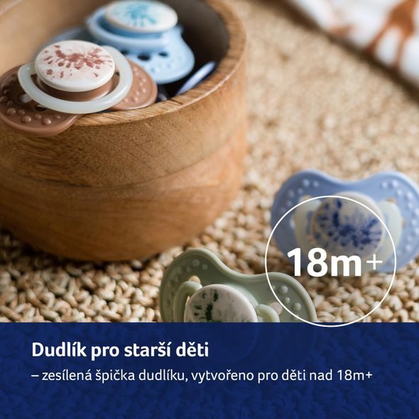 LOVI DUDLÍK SILIKONOVÝ DYNAMICKÝ TIE DYE 3-6M 2KS HOLKA - ŠIDÍTKA A DOPLŇKY - KRMENÍ