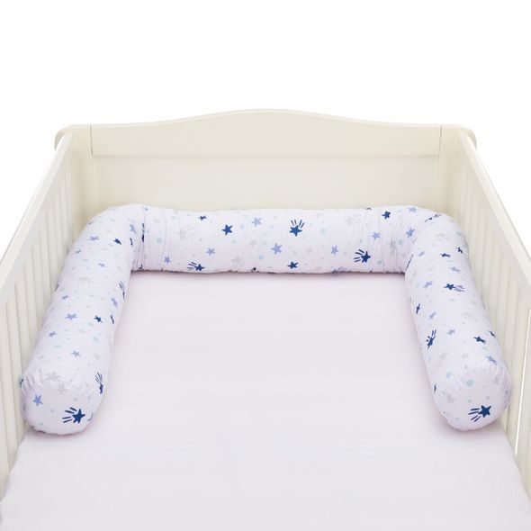 FILLIKID MANTINEL VÁLEC DO POSTÝLKY JERSEY STARS WHITE/BLUE 190 CM - MANTINELY - SPINKÁNÍ