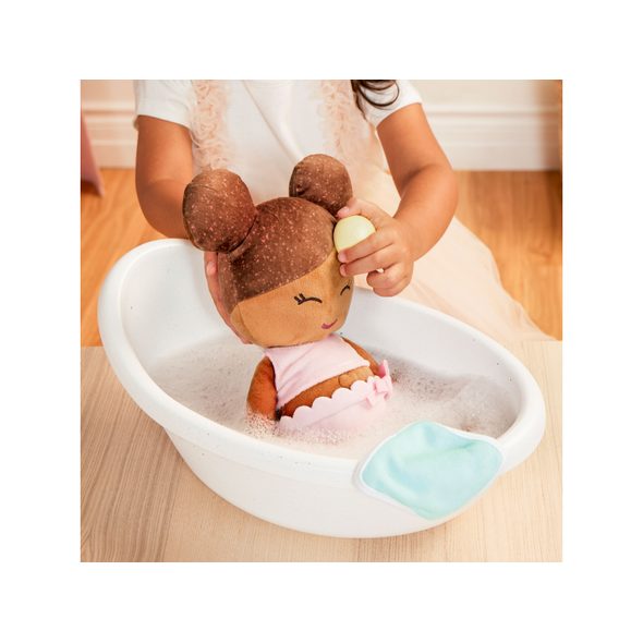 B-TOYS PANENKA PLYŠOVÁ DO VANY LULLA BABY LIGHT BROWN HAIR - HRAČKY DO VANY - PRO DĚTI