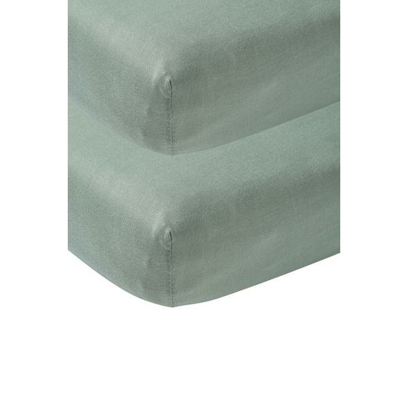 MEYCO ŽERZEJOVÉ PROSTĚRADLO 60X120 - STONE GREEN - PROSTĚRADLA - SPINKÁNÍ