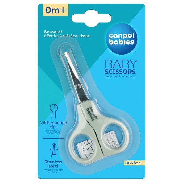 CANPOL BABIES NŮŽKY S KULATOU ŠPIČKOU - PÉČE O NEHTY - KOUPÁNÍ A ZDRAVÍ