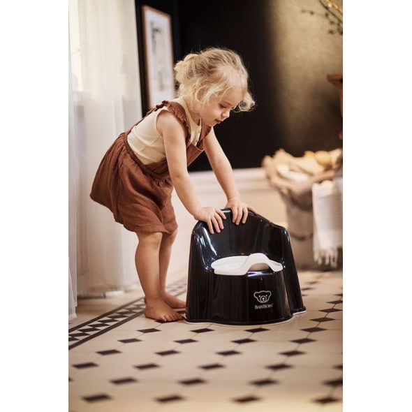 BABYBJÖRN NOČNÍK KŘESÍLKO POWDER BLACK/WHITE - NOČNÍKY - PŘEBALOVÁNÍ