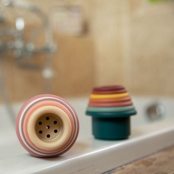 BO JUNGLE SILIKONOVÉ STOHOVACÍ KALÍŠKY DO VODY - HRAČKY DO VANY - PRO DĚTI