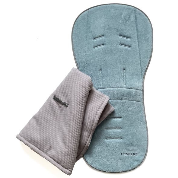 PINKIE LETNÍ PRODLOUŽENÁ PODLOŽKA BAMBOO BLUE - PODLOŽKY DO KOČÁRKU - KOČÁRKY A PŘÍSLUŠENSTVÍ