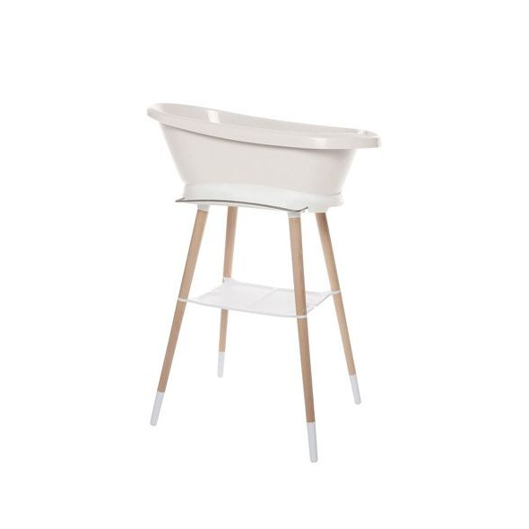 BEBE-JOU SADA VANIČKY SENSE LIGHT OAT A STOJANU SENSE WHITE - VANIČKY PLASTOVÉ - KOUPÁNÍ A ZDRAVÍ