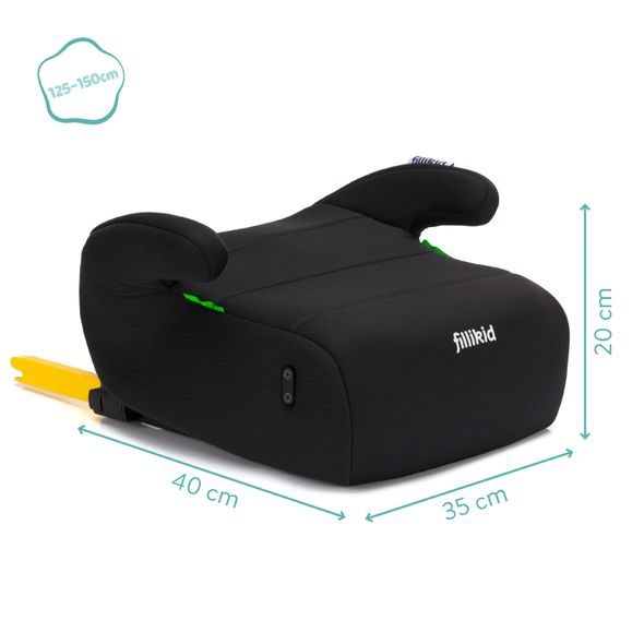 FILLIKID PODSEDÁK ISOFIX I-SIZE BLACK - AUTOSEDAČKY 15-36KG - AUTOSEDAČKY A PŘÍSLUŠENSTVÍ