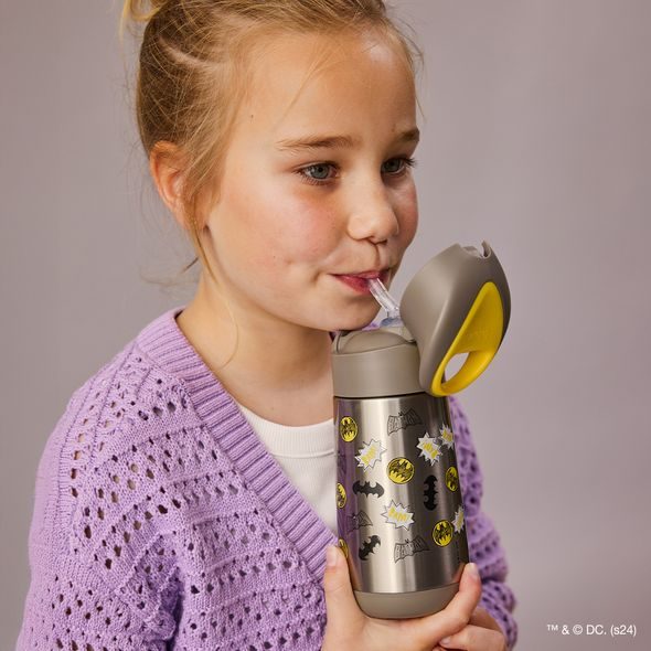 B.BOX TERMOSKA NA PITÍ S BRČKEM 350 ML - BATMAN - TERMOOBALY A TERMOSKY - KRMENÍ