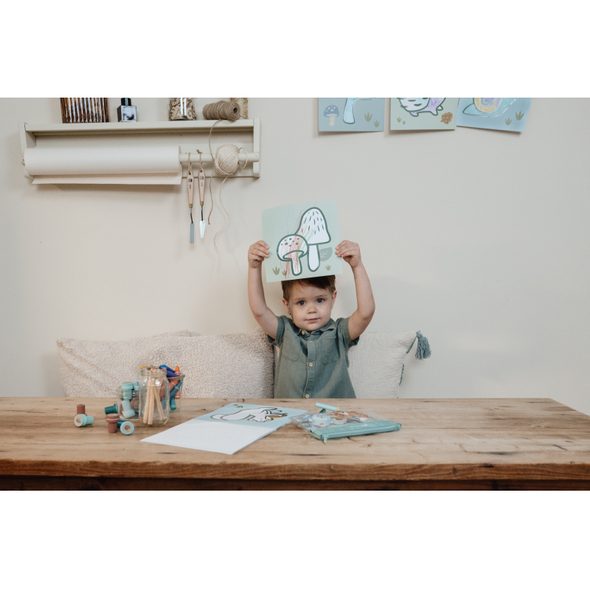 LITTLE DUTCH OMALOVÁNKY FOREST FRIENDS - VÝTVARNÉ POMŮCKY A HRAČKY - PRO DĚTI