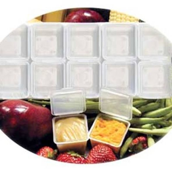BABY CUBES ZÁSOBNÍKY PRO ULOŽENÍ DĚTSKÉ VÝŽIVY - MISKY, TALÍŘKY A PODLOŽKY - KRMENÍ