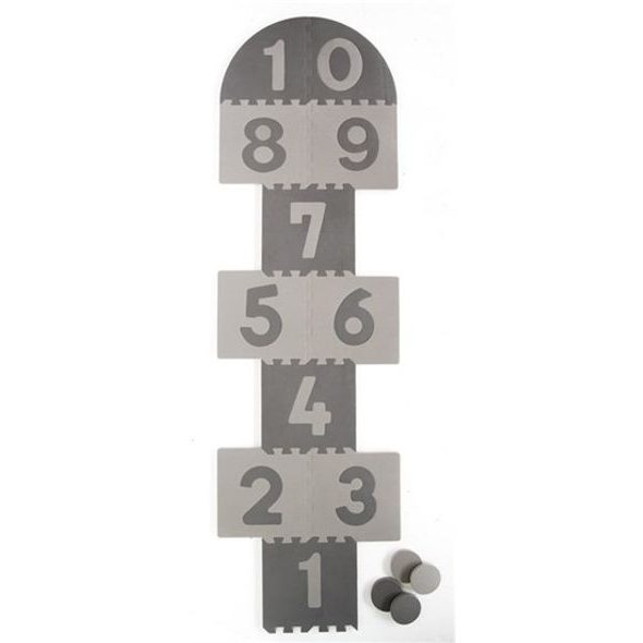 BABYDAN SKÁKACÍ PANÁK - PODLOŽKA PUZZLE 90X90CM - HRACÍ PODLOŽKY NA ZEM - SPINKÁNÍ