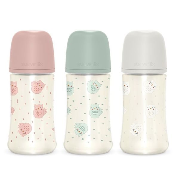 SUAVINEX SUAVINEX | LÁHEV BONHOMIA 270 ML FYZIOLOGICKÁ SX PRO +3 MF - KOJENECKÉ LAHVE - KRMENÍ