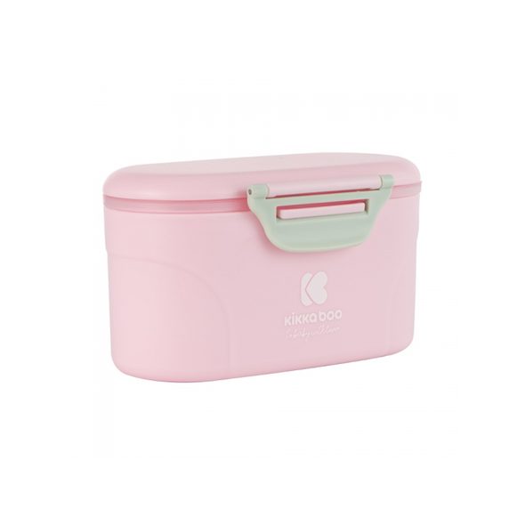 KIKKABOO ZÁSOBNÍK NA SUŠENÉ MLÉKO S ODMĚRKOU 130G PINK - DÁVKOVAČE SUŠENÉHO MLÉKA - KRMENÍ