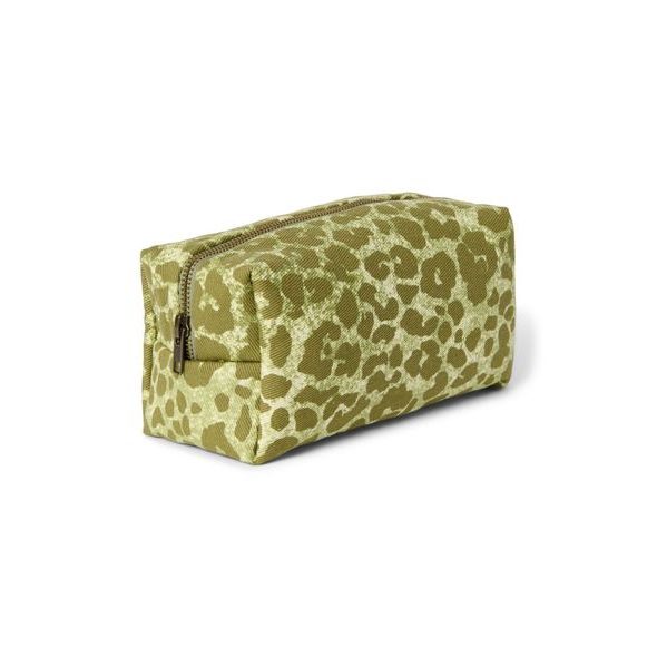 STUDIO NOOS COTTON POUCH KABELKA GREEN LEOPARD - KOSMETICKÉ TAŠKY - PŘEBALOVÁNÍ