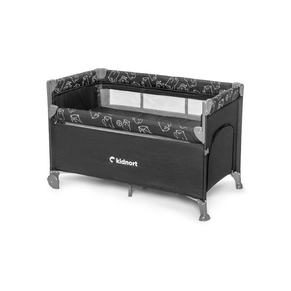 KIDNORT CESTOVNÍ POSTÝLKA KIDNORT LIVSMILJÖ TMAVĚ ŠEDÁ - CESTOVNÍ POSTÝLKY - SPINKÁNÍ