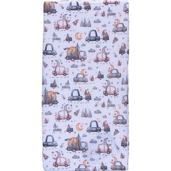SCARLETT PROSTĚRADLO DO POSTÝLKY AUTÍČKA ŠEDÉ 120X60 CM - PROSTĚRADLA - SPINKÁNÍ
