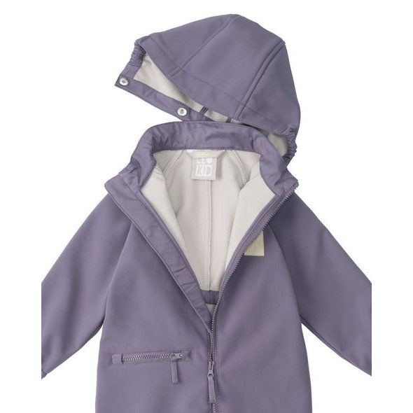 LEOKID SOFTSHELLOVÝ OVERAL LILAC ECHO VEL. 18 - 24 MĚSÍCŮ (VEL. 86) - OVERALY - PRO DĚTI