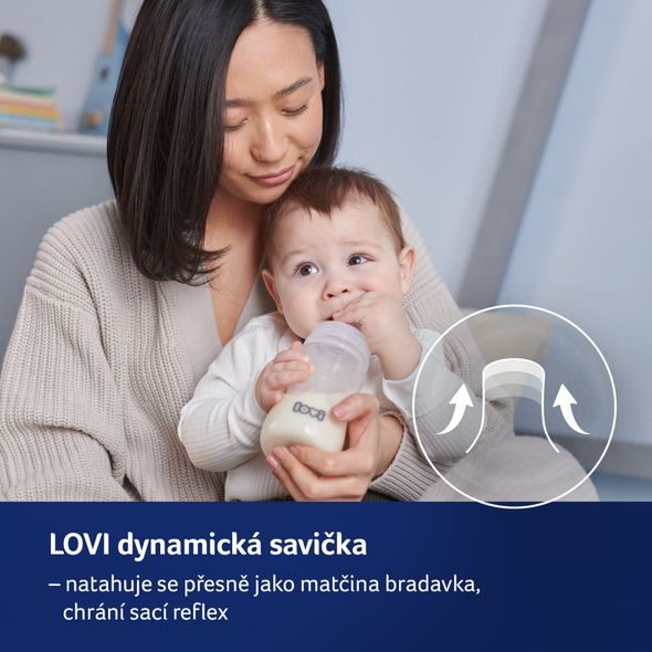 LOVI NOVOROZENECKÁ STARTOVACÍ SADA BABY SHOWER HOLKA - KOJENECKÉ LAHVE - KRMENÍ
