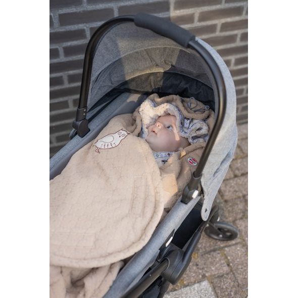 LODGER BUNKER FOLKLORE FLEECE BEIGE - FUSAKY DO KOČÁRKU - KOČÁRKY A PŘÍSLUŠENSTVÍ