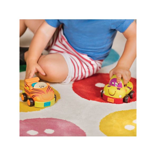 B-TOYS AUTÍČKA NA SETRVAČNÍK WHEEEE-LS! - AUTA - PRO DĚTI