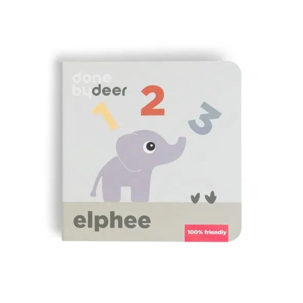 DONE BY DEER AKTIVNÍ KNÍŽKA ELPHEE COUNTING - MIX BAREV - KOUZELNÉ ČTENÍ - PRO DĚTI