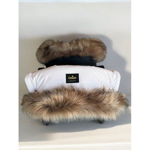 EMITEX RUKÁVNÍK LUXURY SOFT LIGHT PINK - RUKÁVNÍKY NA KOČÁREK - KOČÁRKY A PŘÍSLUŠENSTVÍ