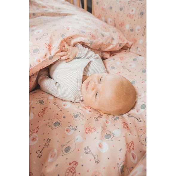 ENIE BABY MANTINEL ESSENTIAL SAFARI PINK - MANTINELY - SPINKÁNÍ