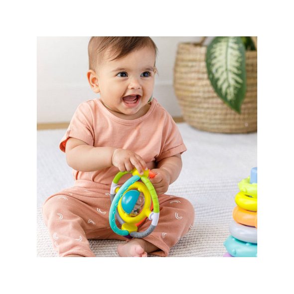 INFANTINO SADA HRAČEK BOX OF CHEER - STAVEBNICE A PUZZLE - PRO DĚTI