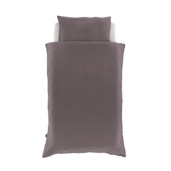 TRÄUMELAND POVLEČENÍ MUSSELIN 100/135 + 40/60 SCHOKOPFLAUME - POVLEČENÍ DO POSTÝLKY - SPINKÁNÍ