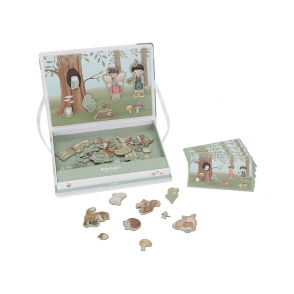 LITTLE DUTCH MAGNETICKÁ HRA FOREST FRIENDS - MAGNETICKÉ HRAČKY - PRO DĚTI