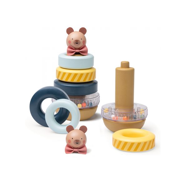 TAF TOYS PYRAMIDA MEDVĚD - STOHOVACÍ HRAČKY - PRO DĚTI