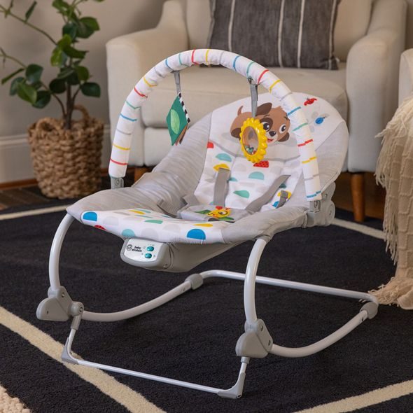 BABY EINSTEIN LEHÁTKO HUDEBNÍ VIBRUJÍCÍ DEAN'S DISCOVERY SPOT™ 0M+ DO 9KG - LEHÁTKA A HOUPADLA - SPINKÁNÍ