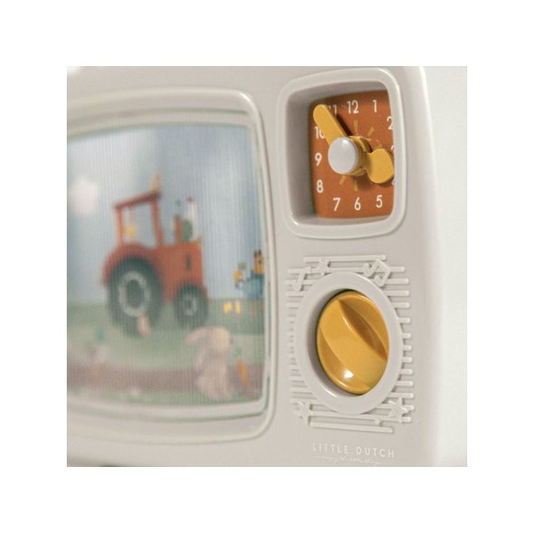 LITTLE DUTCH HUDEBNÍ TELEVIZE FARMA - HRAČKY SE ZVUKY - PRO DĚTI