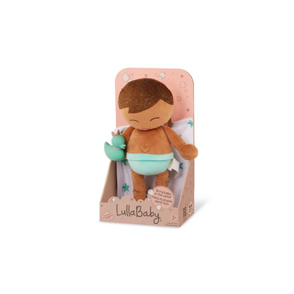 B-TOYS PANENKA PLYŠOVÁ DO VANY KLUK LULLA BABY LIGHT BROWN HAIR - HRAČKY DO VANY - PRO DĚTI