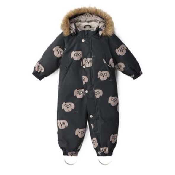 LEOKID ZIMNÍ KOMBINÉZA HERO CHARCOAL PUPPY VEL. 86 - ZIMNÍ KOMBINÉZY - PRO DĚTI