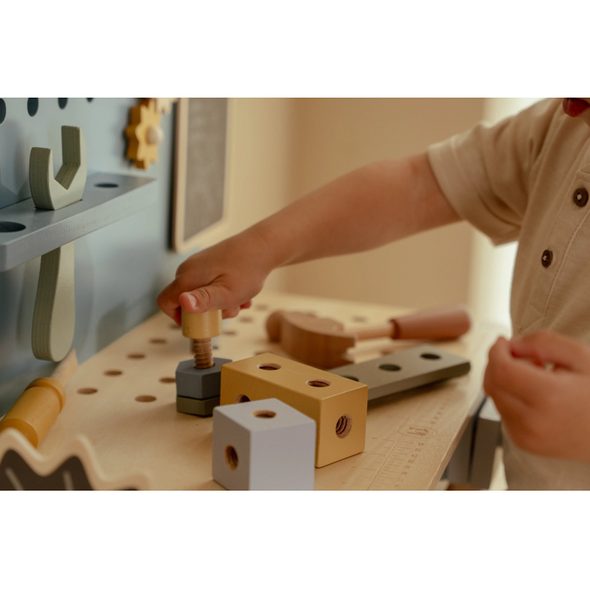 LITTLE DUTCH PONK DŘEVĚNÝ BLUE - LITTLE DUTCH - PRO DĚTI