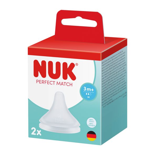 NUK PERFECT MATCH SAVIČKA VEL M (3+M) 2KS V BOXU - SAVIČKY A PÍTKA - KRMENÍ