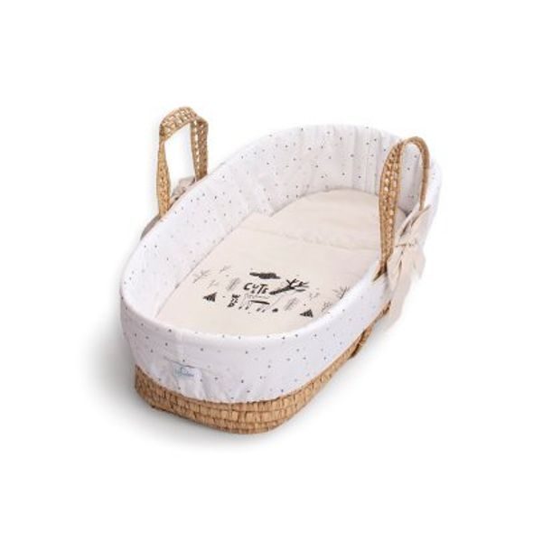 FUNNABABY SET DO MOJŽÍŠOVA KOŠE CUTE & WILD BEIGE - KOŠÍKY A KOLÉBKY - SPINKÁNÍ