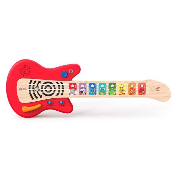 BABY EINSTEIN HRAČKA DŘEVĚNÁ HUDEBNÍ KYTARA TOGETHER IN TUNE GUITAR™ CONNECTED MAGIC TOUCH™ HAPE 6M+ - HUDEBNÍ - PRO DĚTI