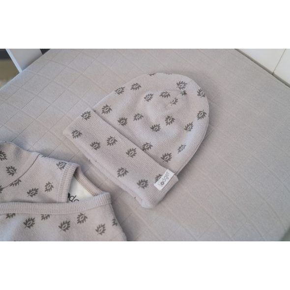 LODGER BEANIE PRINT RIB SHARKSKIN 1 - 2 ROKY - ČEPIČKY A KLOBOUČKY - PRO DĚTI