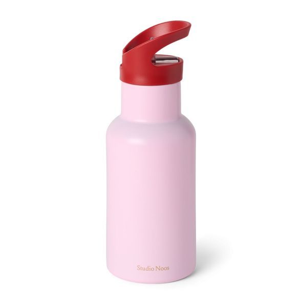 STUDIO NOOS NEREZOVÁ LÁHEV NA NÁPOJ SMALL 350ML L JEMNÁ RŮŽOVÁ - TERMOOBALY A TERMOSKY - KRMENÍ