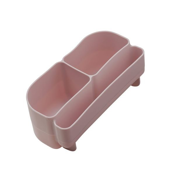 B.BOX SILIKONOVÝ BENTO ORGANIZÉR DO STŘEDNÍHO BOXU - RŮŽOVÝ - USKLADNĚNÍ JÍDLA - KRMENÍ