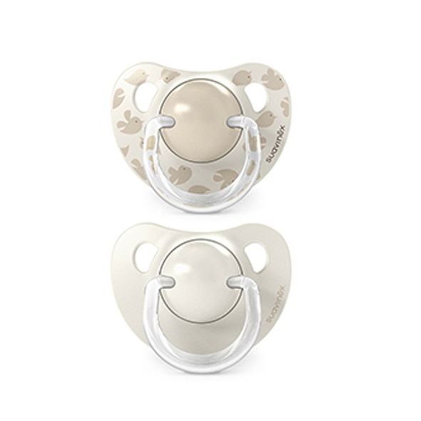 SUAVINEX DUDLÍK ANATOMICKÝ SILIKON 6/18 M 2 KS BIRDIES - ŠIDÍTKA A DOPLŇKY - KRMENÍ