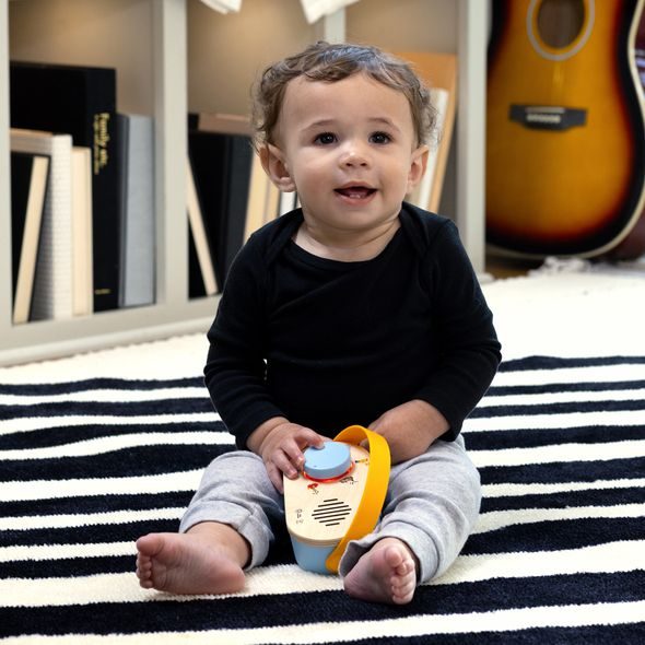 BABY EINSTEIN HRAČKA HUDEBNÍ RÁDIO DISCOVERY RADIO™ HAPE 6M+ - MOTORICKÉ A HUDEBNÍ - PRO DĚTI