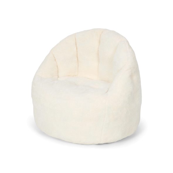 LITTLE DUTCH KŘESLO DĚTSKÉ PLYŠOVÉ SOFT WHITE - LITTLE DUTCH - PRO DĚTI