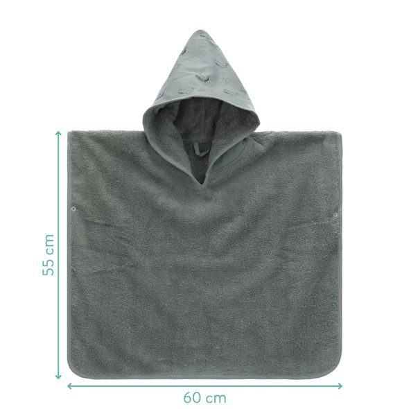 FILLIKID DĚTSKÉ PONČO WHALE GREEN - OSUŠKY A DĚTSKÉ ŽUPANY - KOUPÁNÍ A ZDRAVÍ