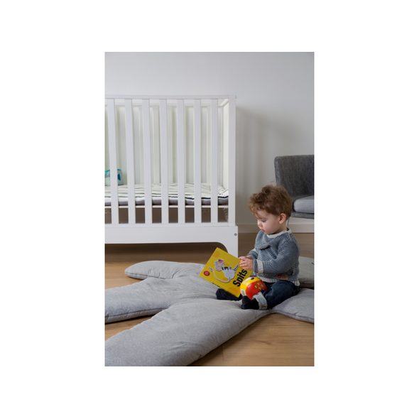 CHILDHOME HRACÍ DEKA MEDVĚD TEDDY JERSEY GREY 150CM - HRACÍ DEKY - PRO DĚTI